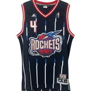 🔥🏀Throwback Adidas Rockets Barkley Basketball Jersey🏀🔥Men Med